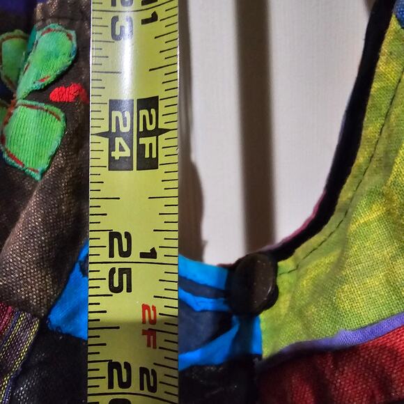 Rising International Hobo Bag in Patchwork Fabric - Boho Style Shoulder Tote - Picture 10 of 10